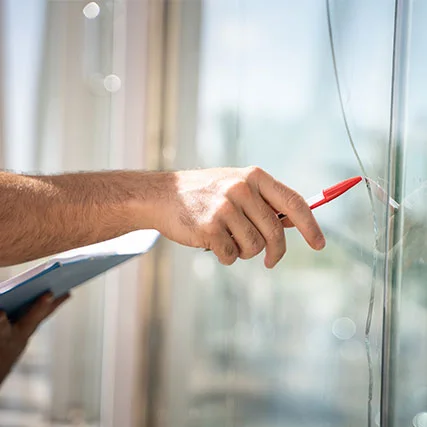 broken glass repair in Pace, FL